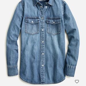 J CREW - Slim fit denim shirt